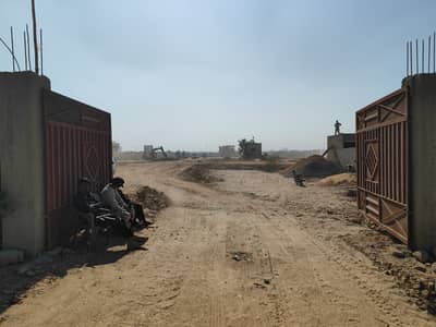 Prime Location 572 Square Yards Commercial Plot For Sale In Sumaira Residency Karachi