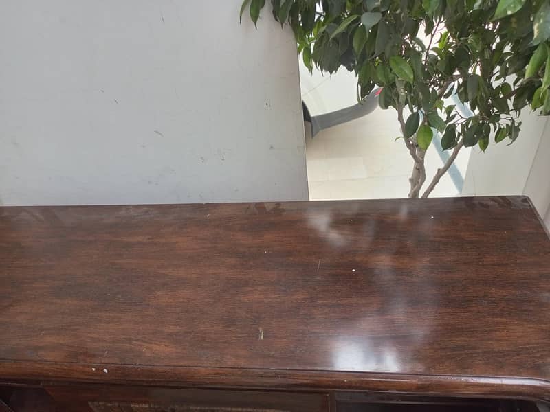 دبئی میڈ سالڈ لکڑی کا خوبصورت کنسول کیبنٹ 2