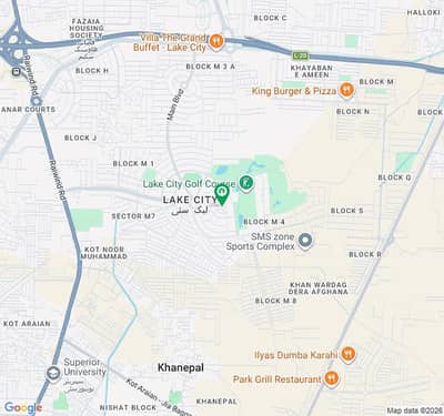 1 Kanal Plots Available In All Blocks For Sale