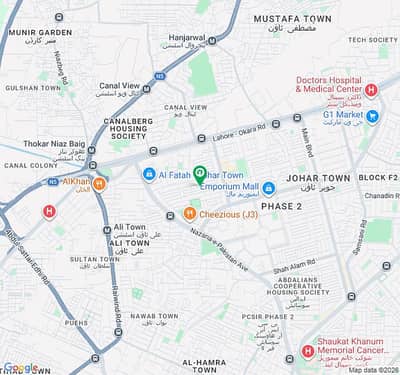 Spacious 5 Marla Residential Plot Available For sale In Johar Town Phase 2 - Block J2