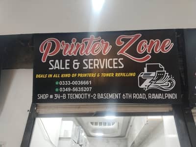 Printer Zone  repairing and toners refilling
