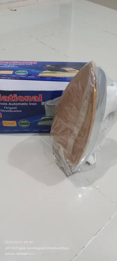 New national iron for sale  with 1 year warranty
