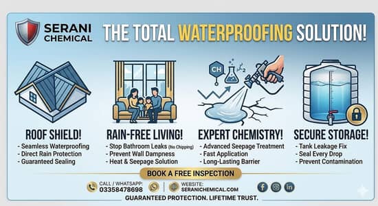Say Goodbye to Seepage! Expert Waterproofing Services in Karachi