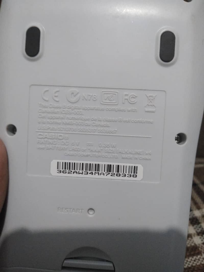 Casio calculator 3