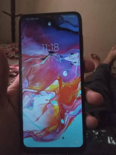 samsung a 70 non pta only glass crack panel changed