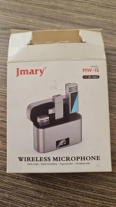 Jmary MW-15 2.4G iphone (C-type convertible) Dual wireless Microphone