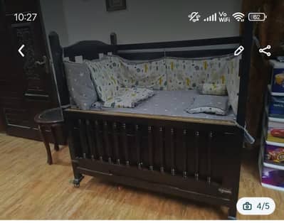 wooden baby cott