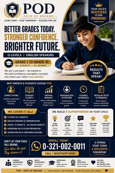 Get the best from foreign qualified faculty