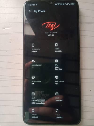 Itel A70 exchange possible