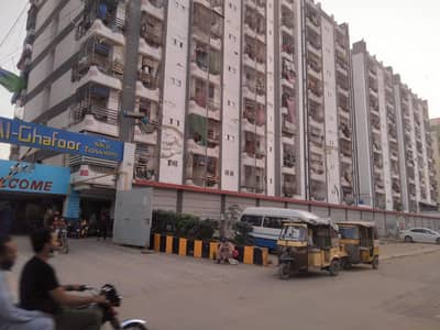 1 BED + 1 LOUNCH FLAT FOR SALE IN NEW BUILDING AL-GHAFOOR SKY TOWER SECTOR 11 A NORTH KARACHI