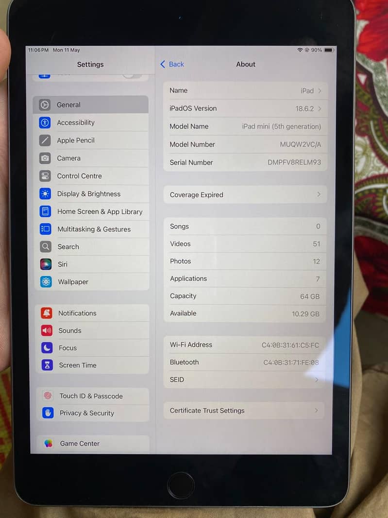 Ipad mini 5 2