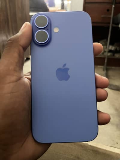 iphone 16 blue colour with box 5 month warranty 95