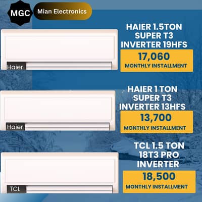 Haier 1.5 Ton inverter On Installment | Haier AC