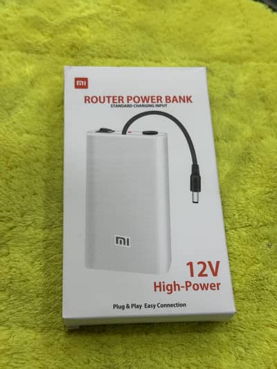 12 volt power bank  for wifi rutar