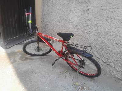 Morgan full size racing bicycle for sale red and black color