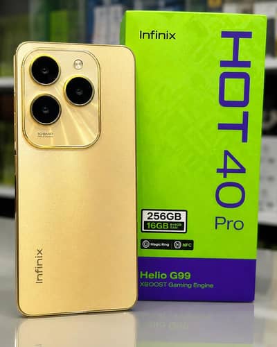 Infinix Hot 40 Pro 8/256 PTA Approved For Sale 