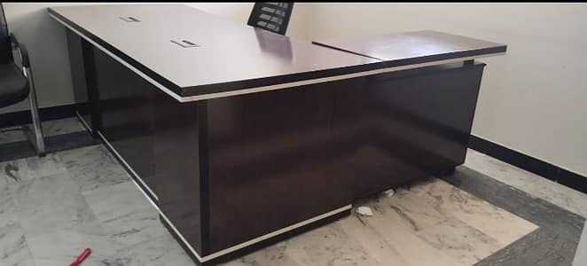 Modern Wooden Office Tables – Excellent Condition