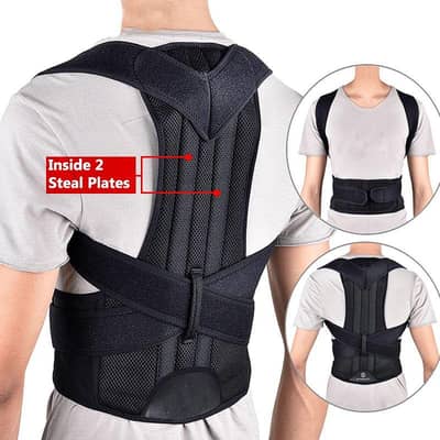 High Quality Adjustable Magnetic Posture Corrector Corset Back Brace