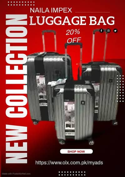 Luggage Bag SwissTech Traveling imported Suitecase TrollyBag Bagpack