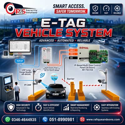 E-Tag Vehicle Access Control System