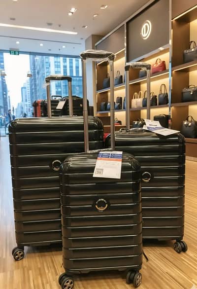 Delsey Paris luggage suitcase luggage set 3 pcs hard case luggage
