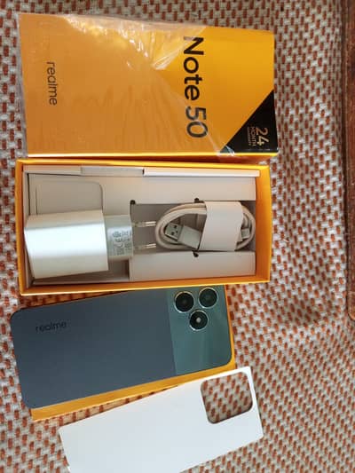 realme note 50 full box warnty no open repair