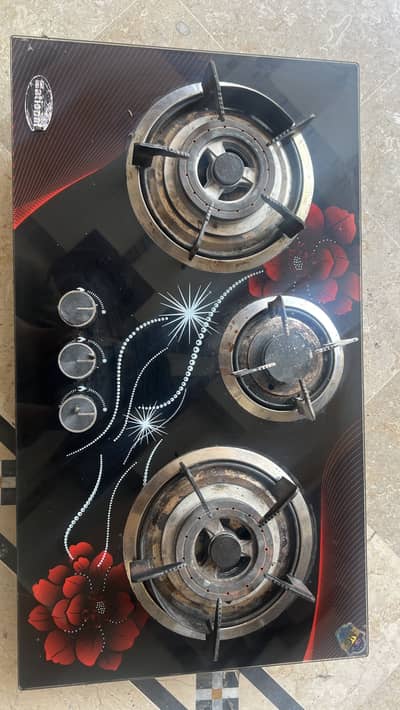 3 burner cooktop