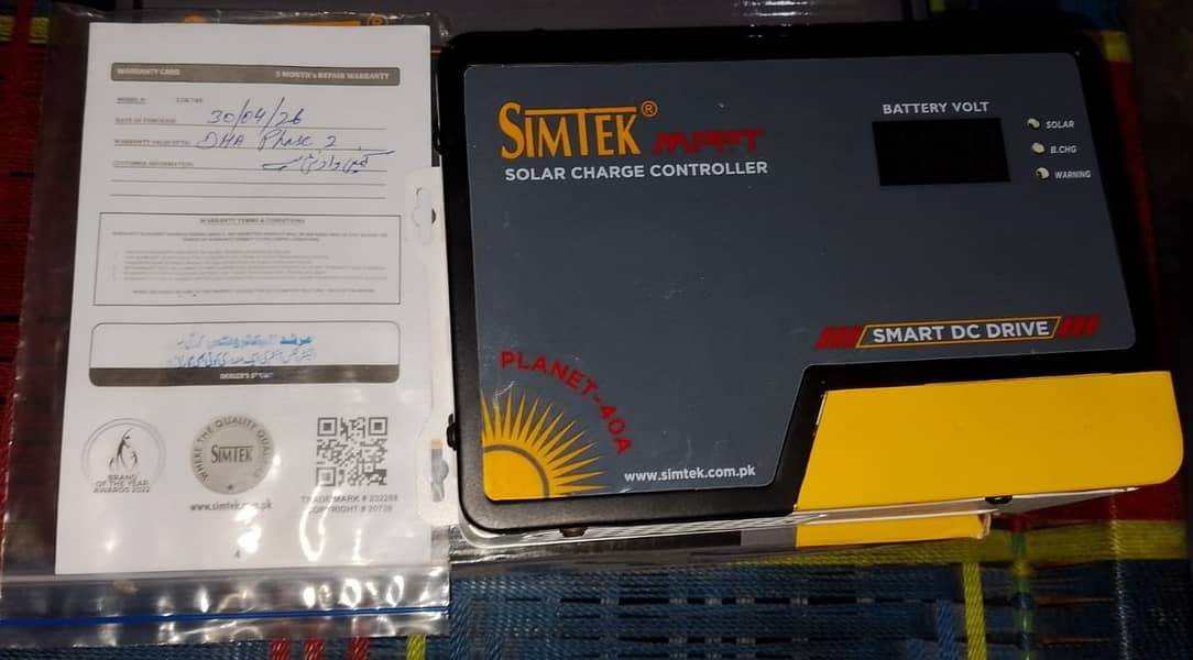 Simtek 40AMP MPPT 3