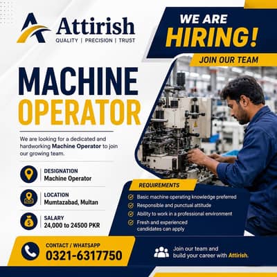 Helper Required For Textile Printing Unit