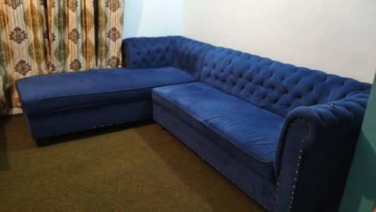 L shape sofa set