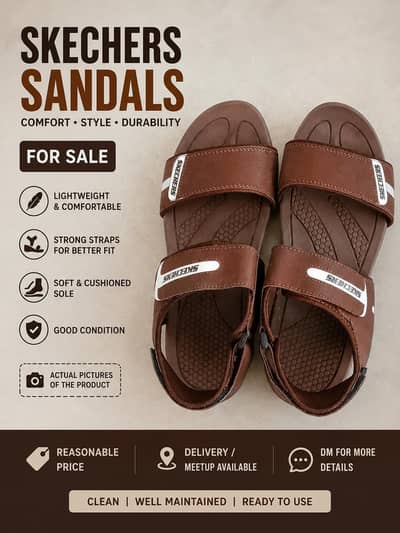 Skechers Brown Sandals – Comfortable & Stylish