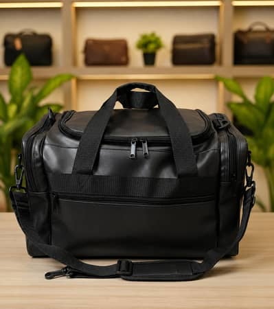 Premium pu Leather Travel Duffle Bag | Gym & Weekend Bag