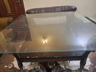 Coffee table for sale 3/3  8mm glass in good condition