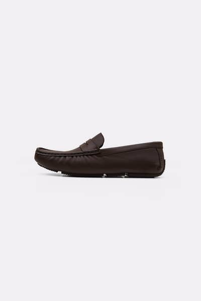 Nappa Leather Driving Moccasins