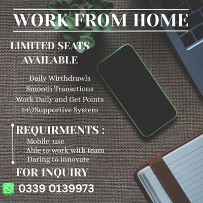 online work available  100%real