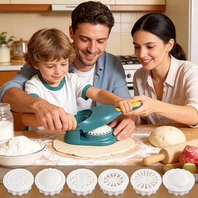 6 Design Samosa Maker | Kids Safe Dough Press | 899 COD | Home Use