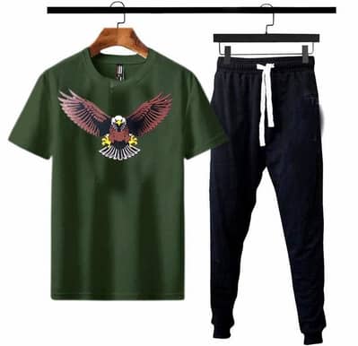 Eagle Print Track Suit | Dri Fit Green | M L XL | 1400 COD