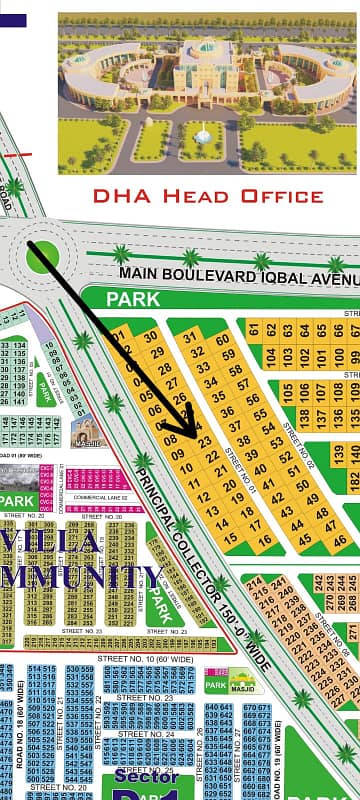 DHA-2 kanal Plot available for sale