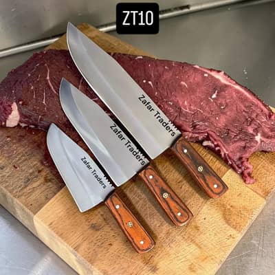 Best Quality Handmade Butcher Three Piece knife Set