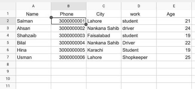 PDF to Excel Data Entry - Fast Service 500 Rs