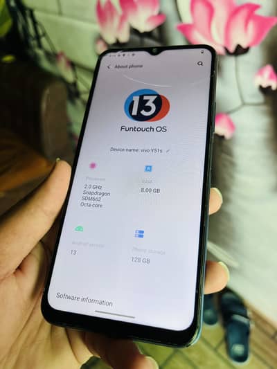 Vivo y51s 8gb 128gb panel change ha lkn orignl dlwaya ha