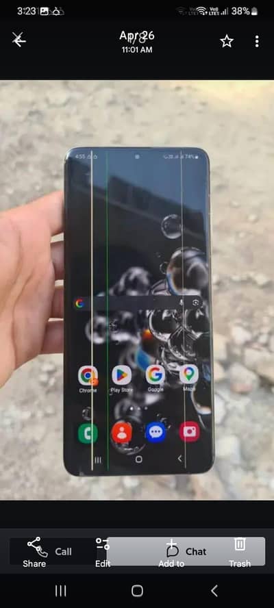 Samsung S20. plus 5g . 12gb 128gb  non pta.  sim working
