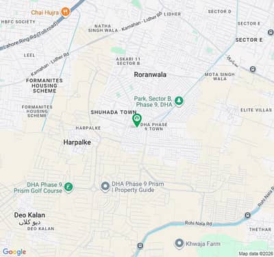 10 Marla Excellent Location Plot For Sale In DHA 9 town Block C Pair Plot Near Main rd