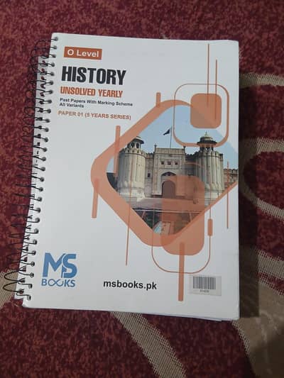 MS books unsolved yearly pastpaper 2020 to 2025
