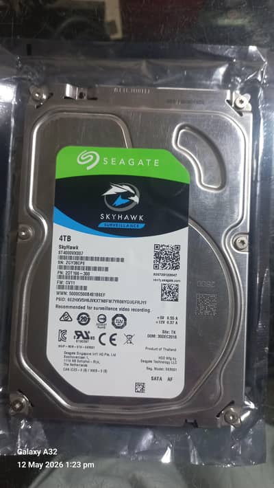 4Tb Hard Disk seagate  100%  Health
