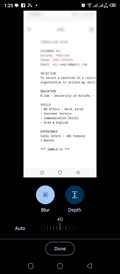 CV resume banawaen same day delivery