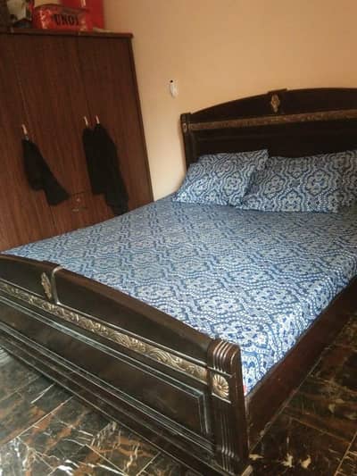 Wooden bed