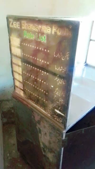 Shawarma Burger Biryani Fast Food Display Counter For sale