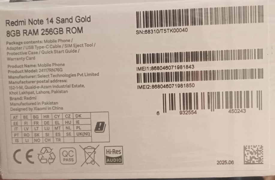 Redmi Note 14 2