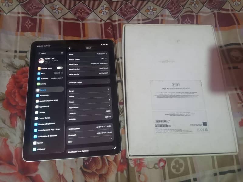 iPad 5th generation  M1 chip 4